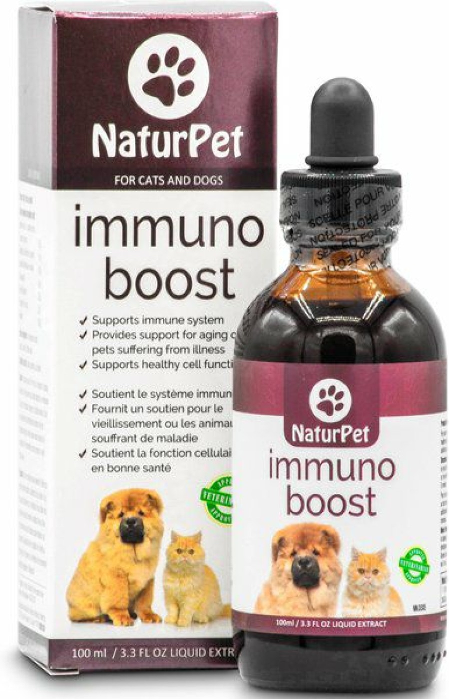 Cat Vitamins & Supplements * | Outlet Naturpet Immuno Boost Pet Supplement, 100-Ml Bottle