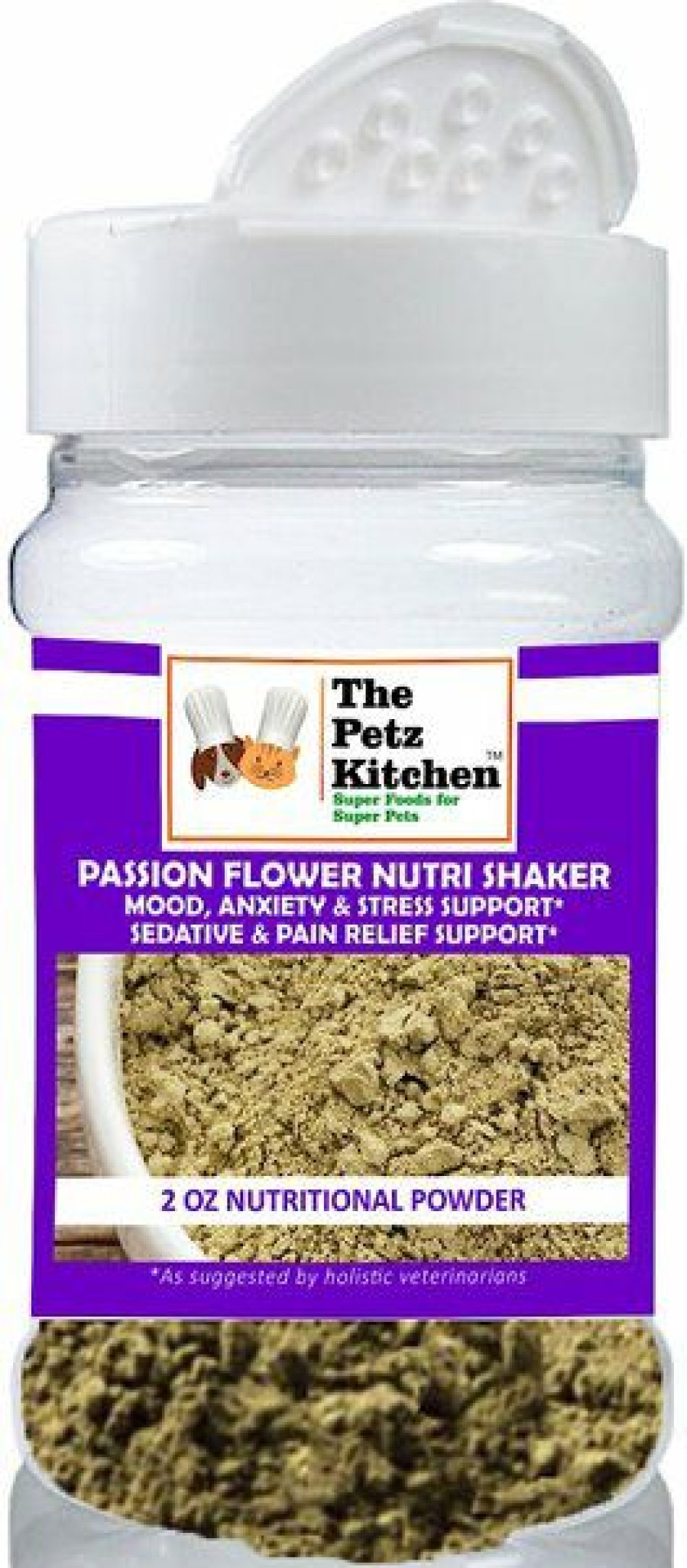 Cat Vitamins & Supplements * | Shop The Petz Kitchen Passion Flower Powder Dog & Cat Supplement