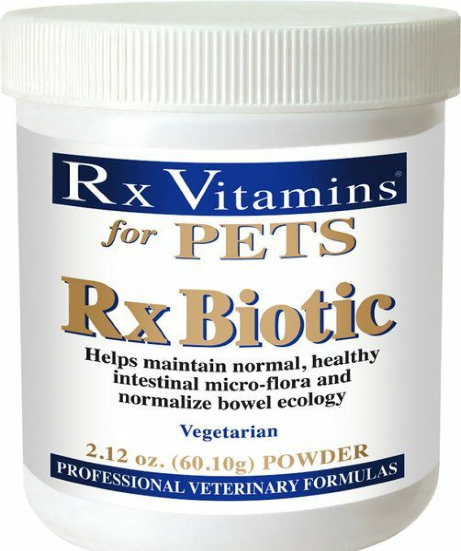 Cat Vitamins & Supplements * | Shop Rx Vitamins Rx Biotic Powder Digestive Supplement For Cats & Dogs, 2.12-Oz Bottle