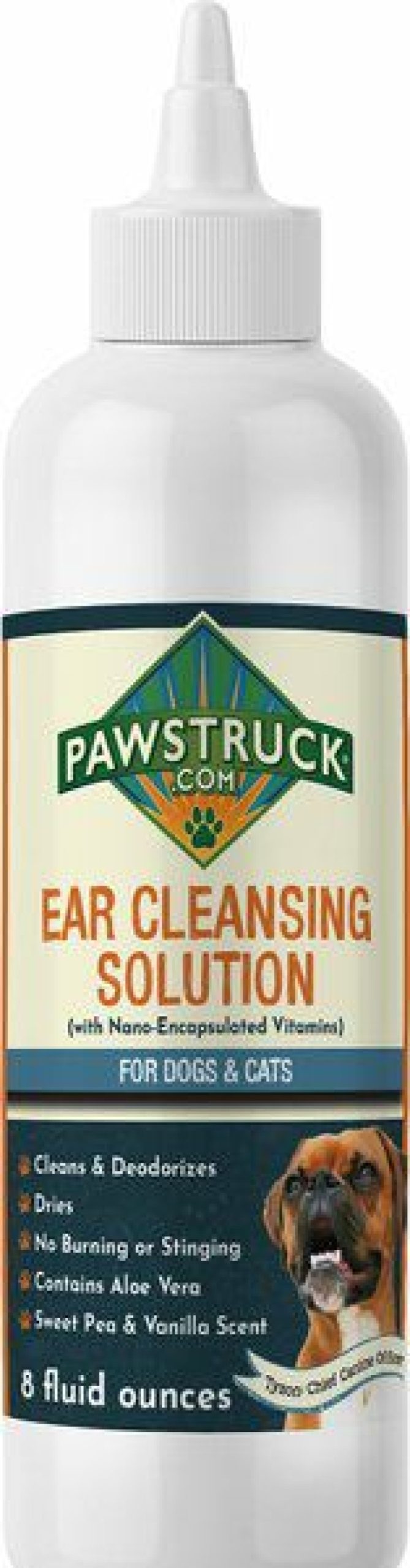 Cat Grooming * | Shop Pawstruck Ear Cleansing Dog & Cat Solution, 8-Oz Bottle