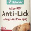 Cat Grooming * | Shop Naturvet Aller-911 Allergy Aid Anti-Lick Paw Plus Aloe Vera Dog & Cat Spray, 8-Oz Bottle