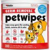 Cat Healthcare * | New Petkin Petwipes Germ Removal Antibacterial Dog & Cat Wipes, 200 Count