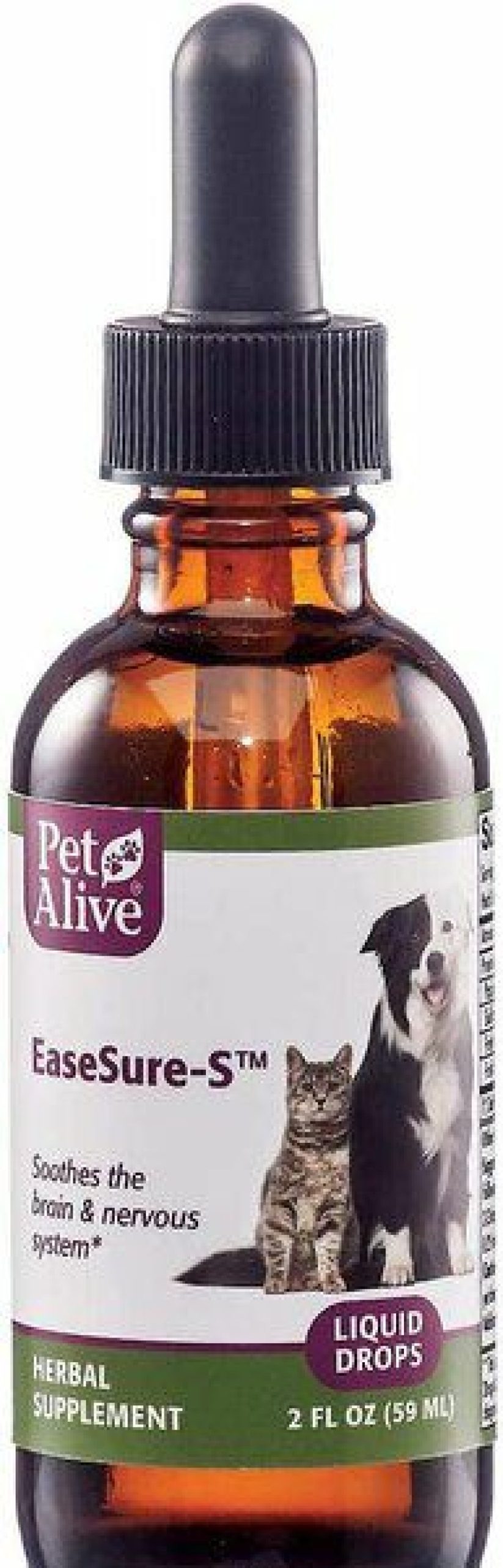 Cat Vitamins & Supplements * | Shop Petalive Easesure-S Brain & Nervous System Support Dog & Cat Supplement, 2-Oz Bottle