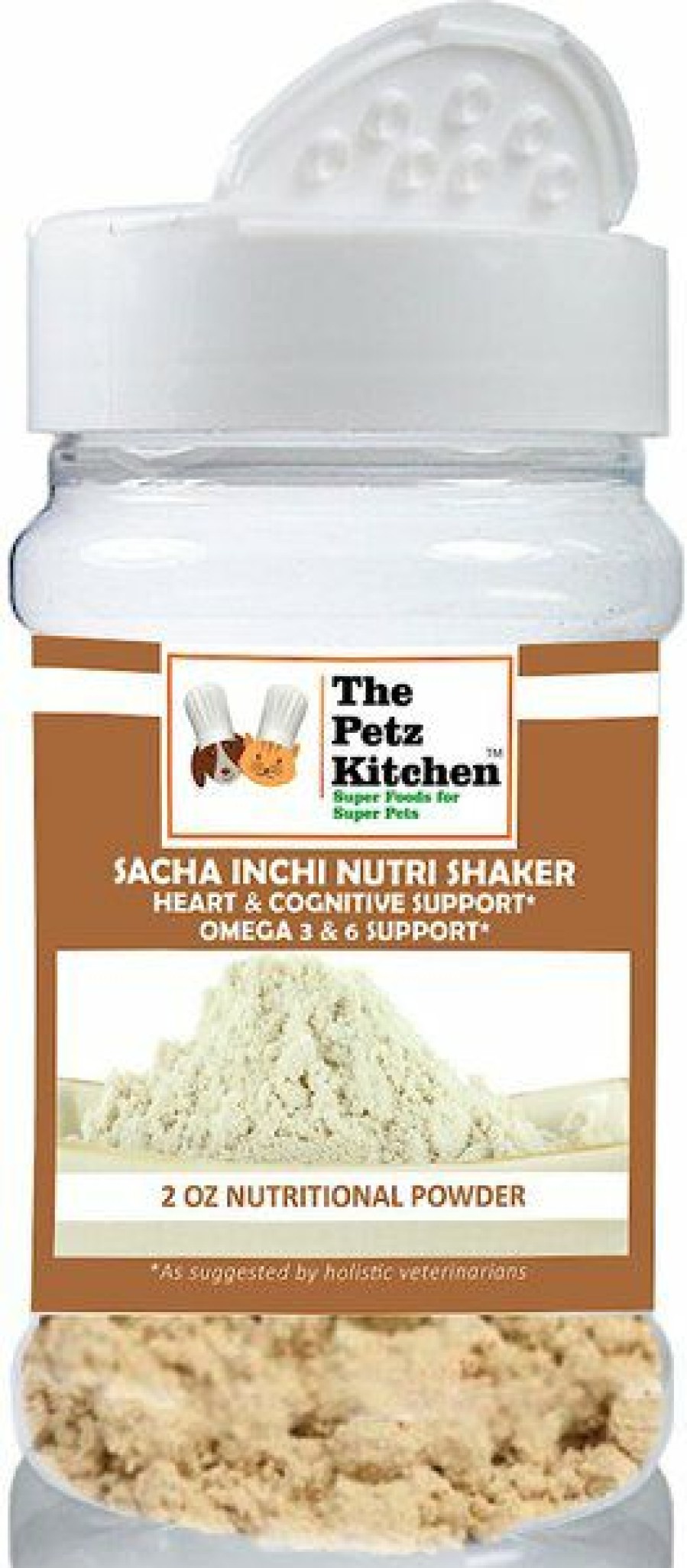 Cat Vitamins & Supplements * | Shop The Petz Kitchen Sacha Inchi Powder Dog & Cat Supplement