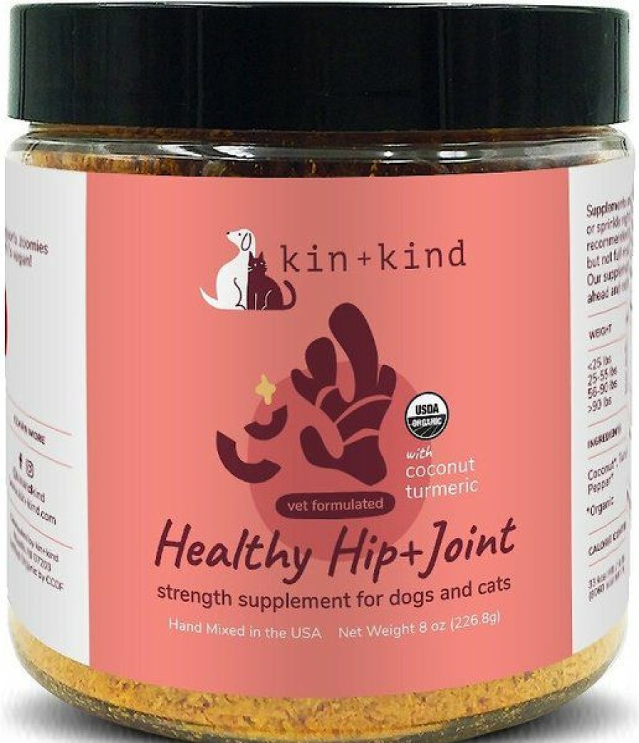 Cat Vitamins & Supplements * | Shop Kin+Kind Healthy Hip & Joint Dog & Cat Supplement