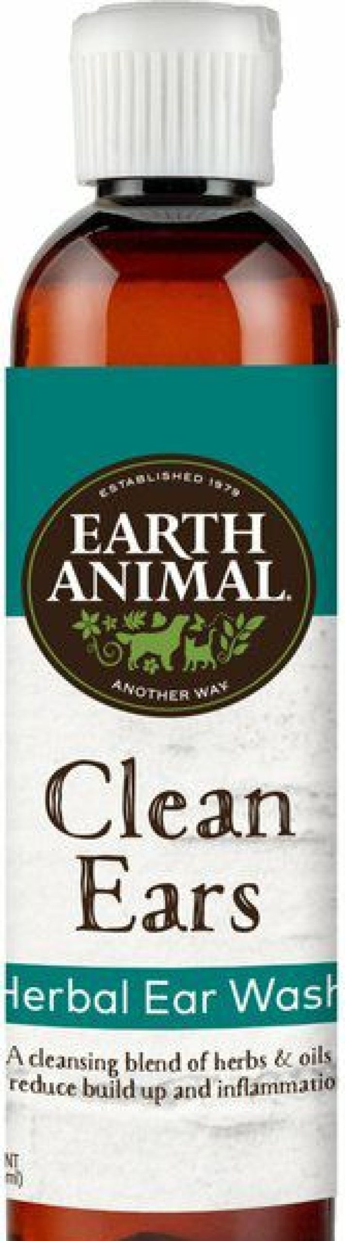 Cat Healthcare * | Shop Earth Animal Herbal Topical Remedies Clean Ears Dog & Cat Ear Wash, 4-Oz Bottle