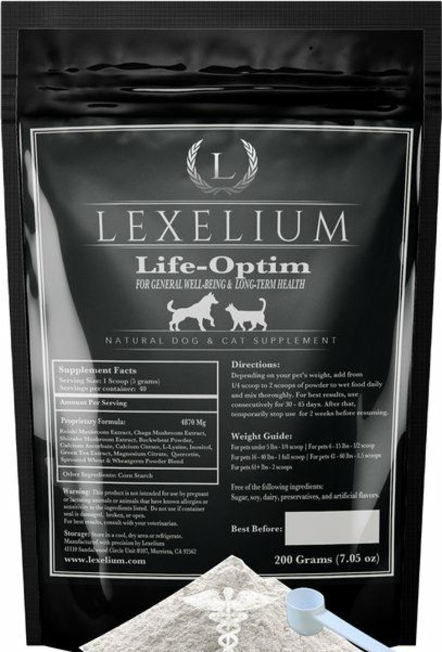 Cat Vitamins & Supplements * | Store Lexelium Life-Optim Dog & Cat Supplement, 7-Oz Bag