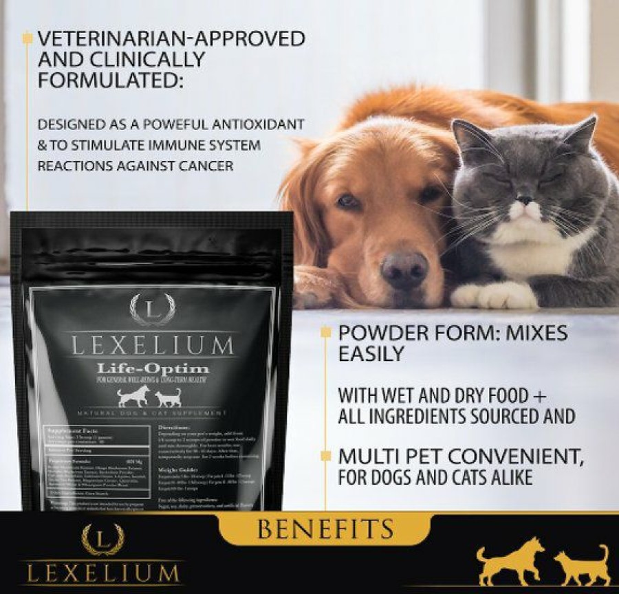 Cat Vitamins & Supplements * | Store Lexelium Life-Optim Dog & Cat Supplement, 7-Oz Bag