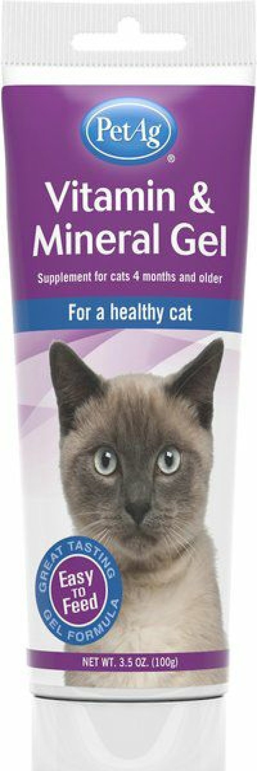 Cat Vitamins & Supplements * | New Petag Vitamin & Mineral Gel Cat Supplement, 3.5-Oz Bottle