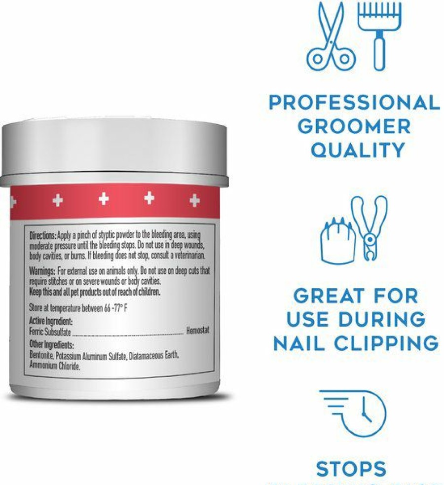 Cat Healthcare * | New Dogswell Remedy+Recovery Professional Groomer'S Styptic Powder For Dogs, Cats & Birds, 1.5-Oz Jar