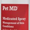 Cat Grooming * | Store Pet Md Antiseptic & Antifungal Medicated Spray For Dogs, Cats & Horses, 8-Oz Bottle