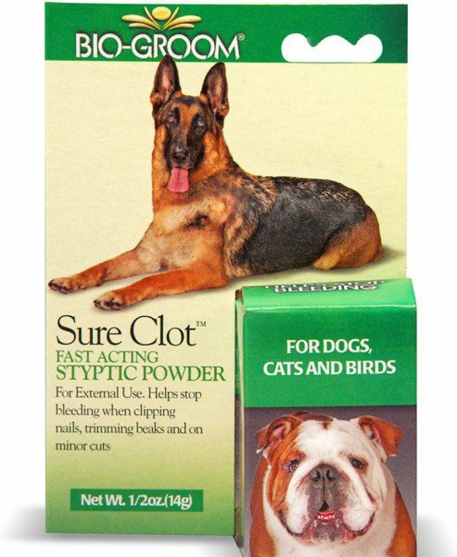 Cat Healthcare * | Limited Edition Bio-Groom Sure Clot Fast Acting Styptic Powder For Dogs, Cats & Birds, 0.5-Oz Bottle