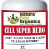 Cat Vitamins & Supplements * | Store Natura Petz Organics Cell Super Hero Max* Antiodiant Master Blend Cellular Support* Cat Supplement, 150 Count