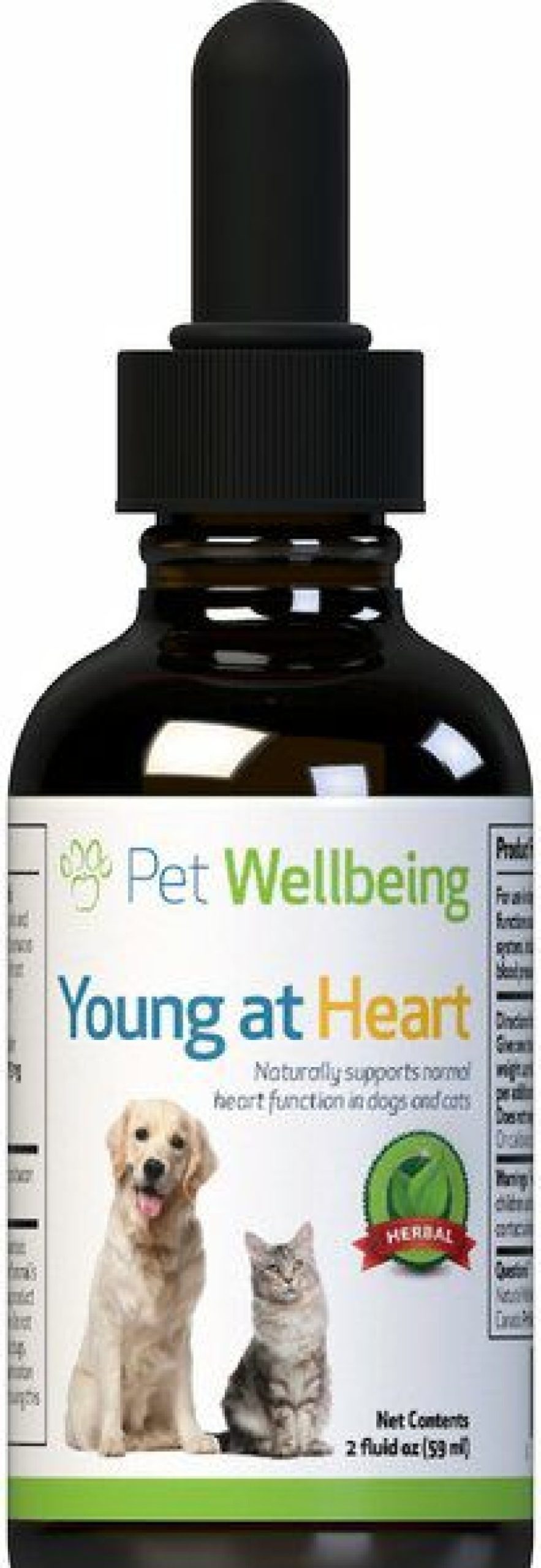 Cat Vitamins & Supplements * | Shop Pet Wellbeing Young At Heart Bacon Flavored Liquid Heart Supplement For Dogs & Cats