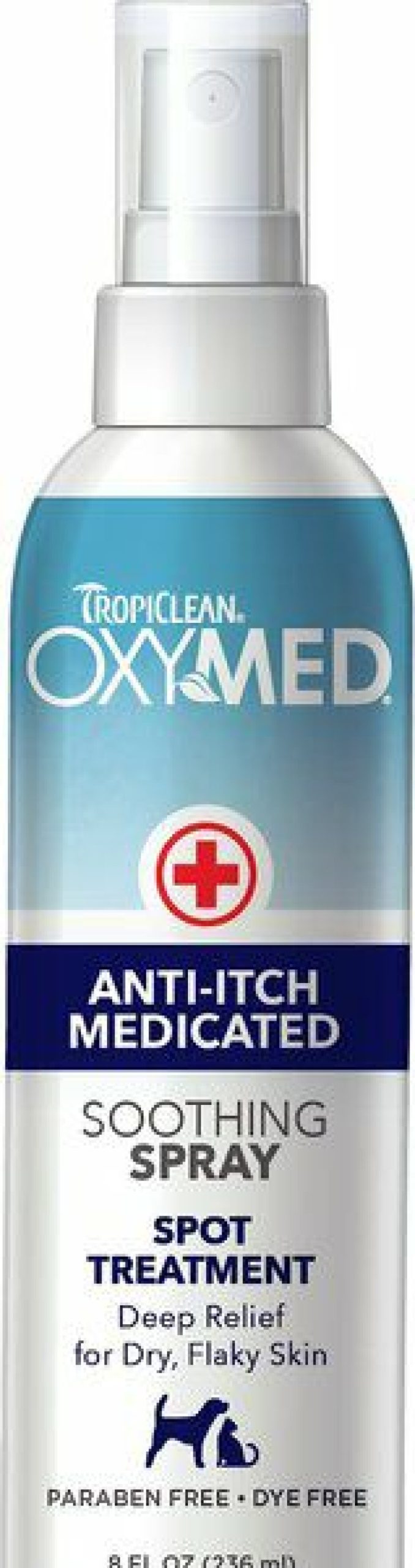 Cat Grooming * | Limited Edition Tropiclean Oxy-Med Anti-Itch Spray, 8-Oz Bottle