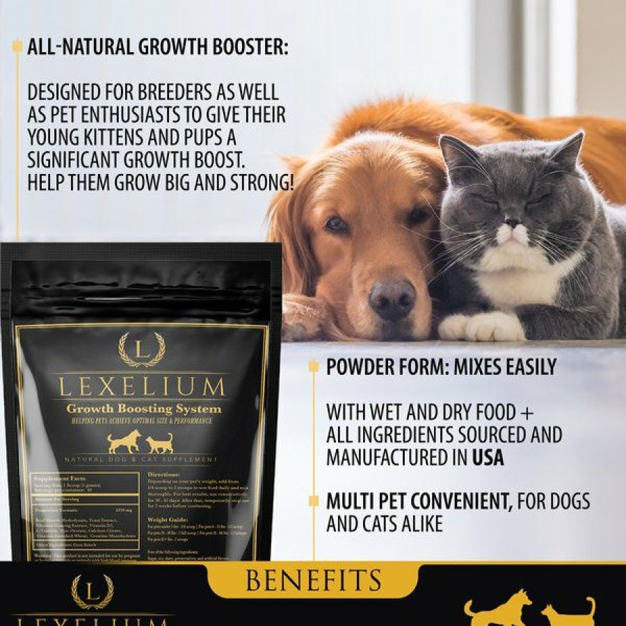 Cat Vitamins & Supplements * | Discount Lexelium Growth Boosting System Dog & Cat Supplement, 7-Oz Bag