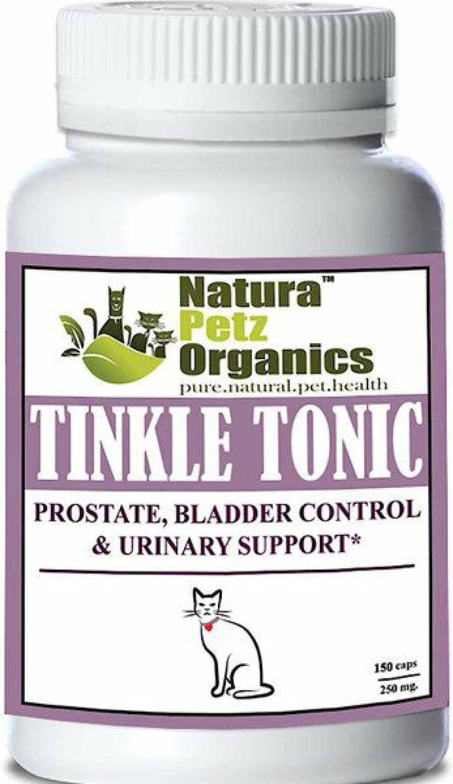 Cat Vitamins & Supplements * | New Natura Petz Organics Tinkle Tonic* Urethral Blockage Support* Cat Supplement, 150 Count