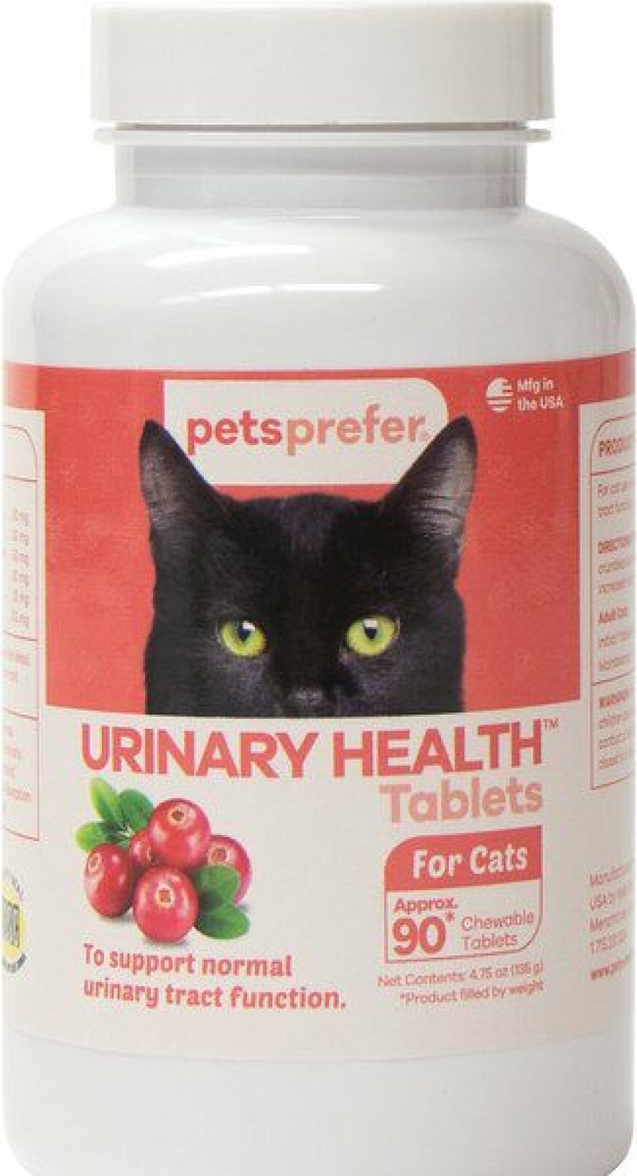 Cat Vitamins & Supplements * | Shop Petsprefer Urinary Tract Health Fish Flavor Tablet Cat Supplement, 90 Count