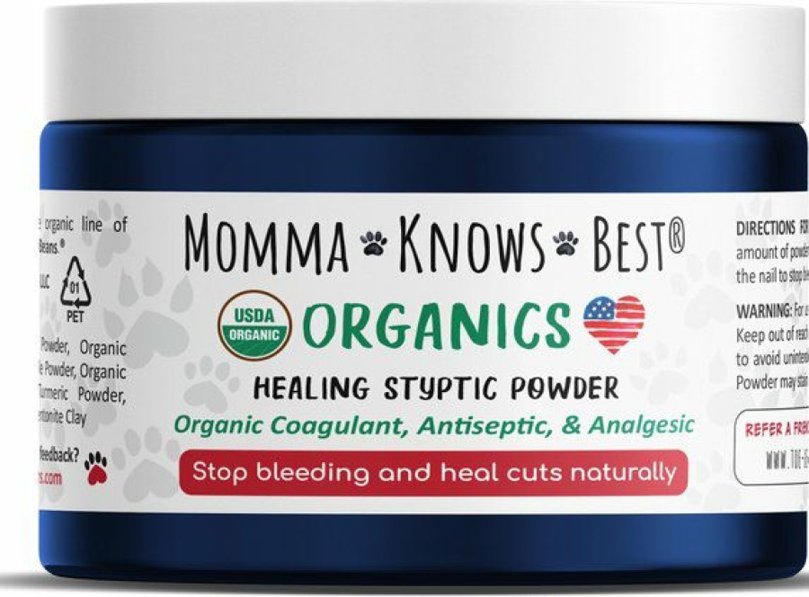 Cat Healthcare * | New Momma Knows Best Styptic Powder For Dogs, Cats, & Small Pets, 0.7-Oz