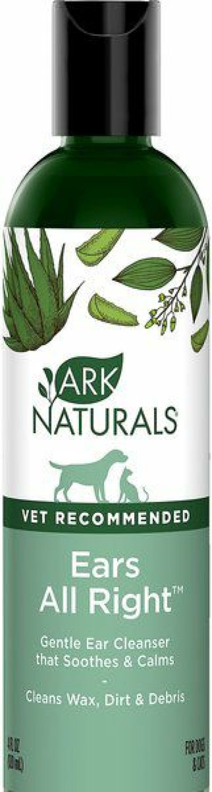 Cat Grooming * | New Ark Naturals Ears All Right Dog & Cat Gentle Cleaning Lotion, 4-Oz Bottle