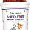 Cat Vitamins & Supplements * | Store Pet Vitamin Co Shed Free Krill Oil Soft Chews Dog & Cat Supplement, 60 Count