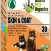 Cat Vitamins & Supplements * | Limited Edition Natura Petz Organics Skin & Coat Starter Cat Supplement, 30 Count