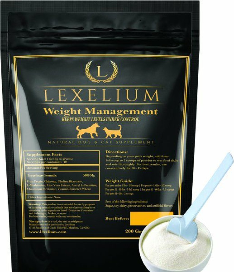 Cat Vitamins & Supplements * | New Lexelium Weight Management Dog & Cat Supplement, 7-Oz Bag