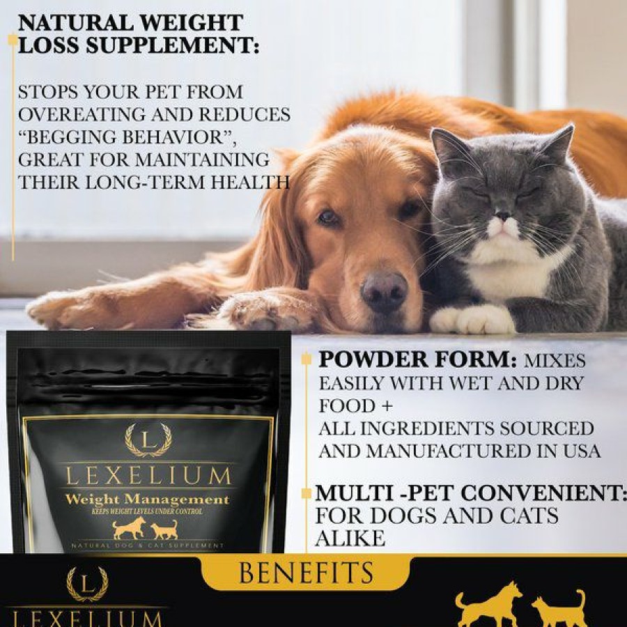 Cat Vitamins & Supplements * | New Lexelium Weight Management Dog & Cat Supplement, 7-Oz Bag