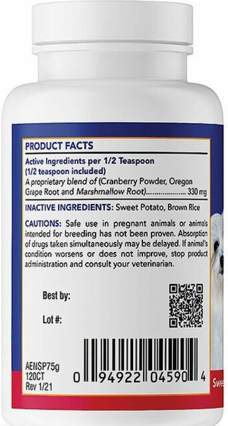 Cat Vitamins & Supplements * | Limited Edition Angels' Eyes Natural Sweet Potato Flavored Powder Tear Stain Supplement For Dogs & Cats