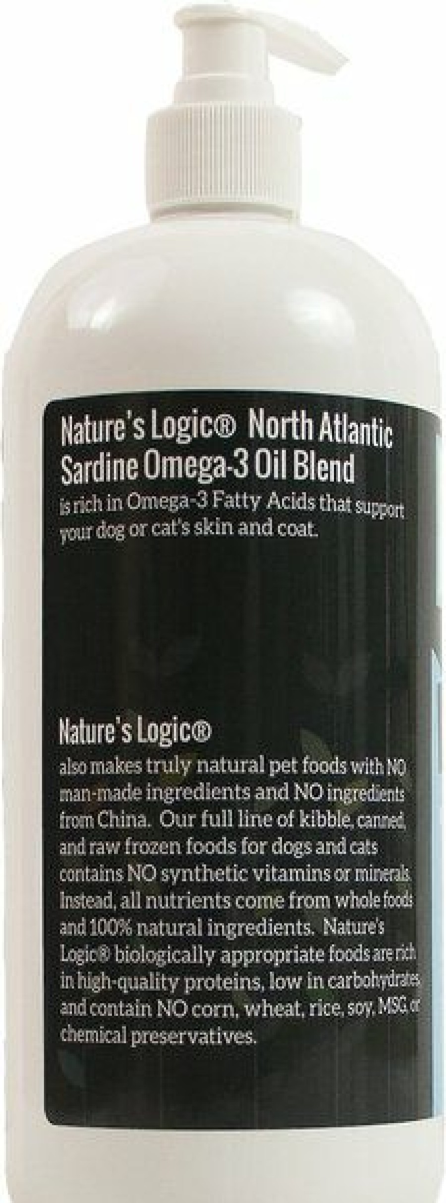 Cat Vitamins & Supplements * | Shop Nature'S Logic North Atlantic Sardine Oil Dog & Cat Supplement