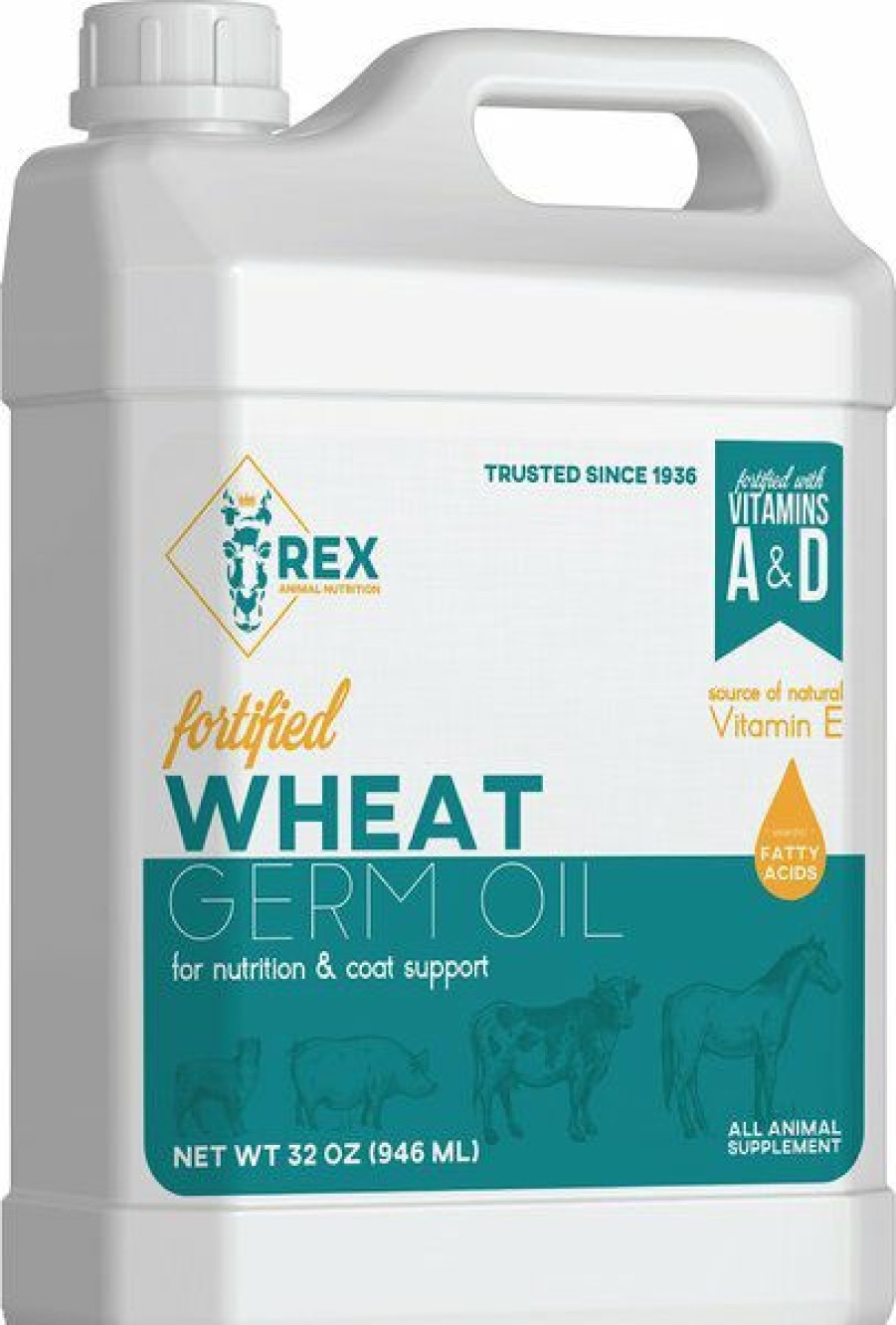 Cat Vitamins & Supplements * | Limited Edition Rex (Animal) Fortified Wheat Germ Oil Supplement