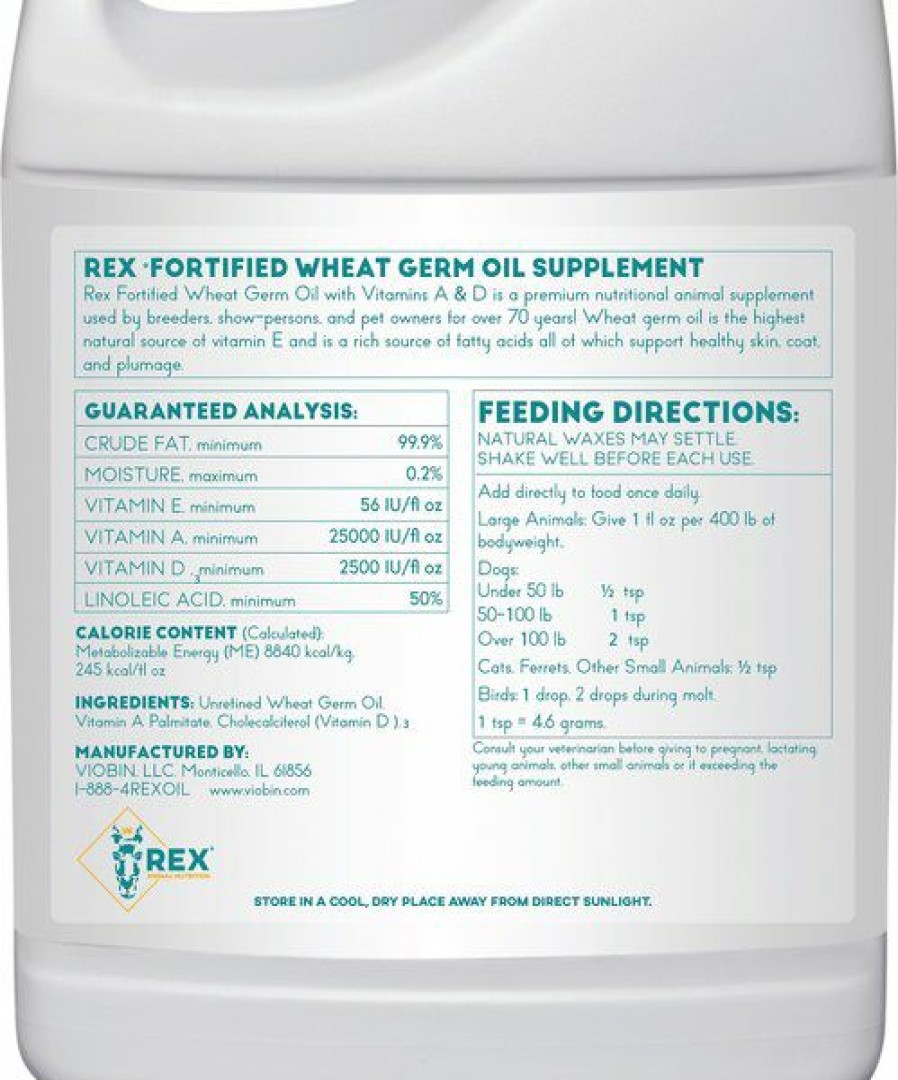 Cat Vitamins & Supplements * | Limited Edition Rex (Animal) Fortified Wheat Germ Oil Supplement