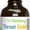 Cat Vitamins & Supplements * | Shop Pet Wellbeing Throat Gold Bacon Flavored Liquid Respiratory Supplement For Dogs & Cats