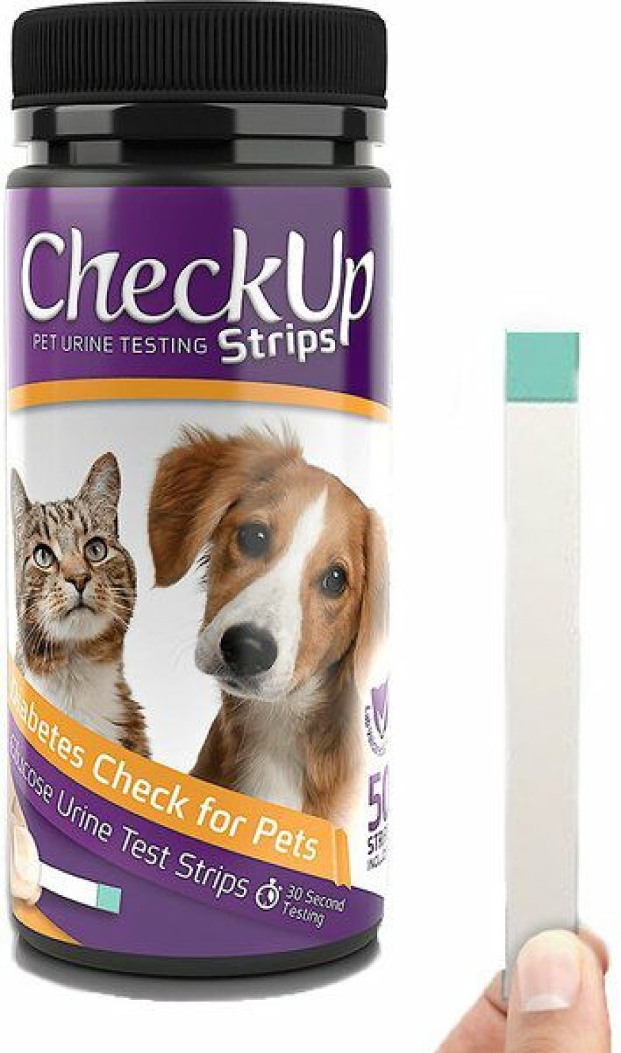 Cat Healthcare * | New Checkup Diabetes Check For Pets Urine Testing For Dogs & Cats, 50 Strips