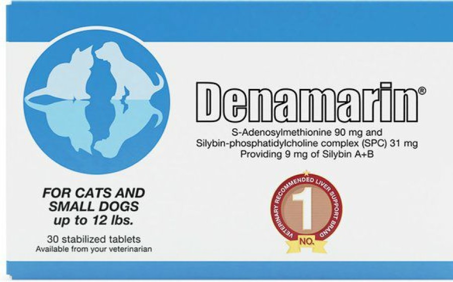 Cat Vitamins & Supplements * | Outlet Nutramax Denamarin Tablets Liver Supplement For Cats & Dogs