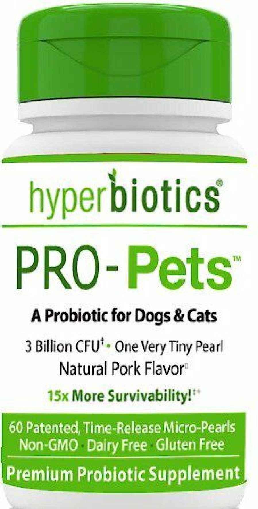 Cat Vitamins & Supplements * | New Hyperbiotics Pro-Pets Probiotic Dog & Cat Supplement, 60 Count