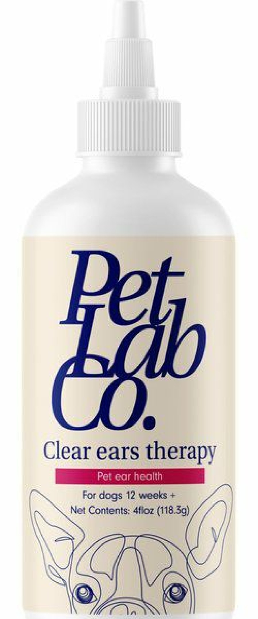 Cat Healthcare * | Shop Petlab Co. Petlabco. Clear Ears Therapy Cat & Dog Ear Cleaning Solution, 4-Oz Bottle