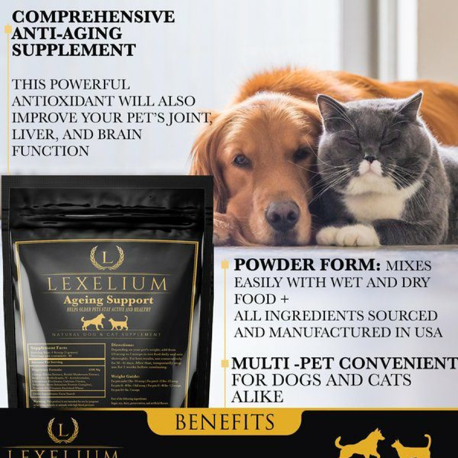 Cat Vitamins & Supplements * | New Lexelium Ageing Support Dog & Cat Supplement, 7-Oz Bag