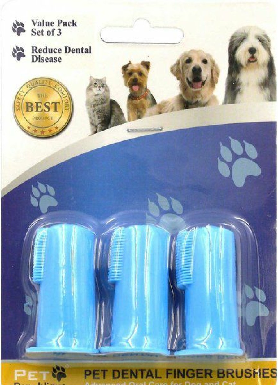 Cat Healthcare * | Limited Edition Pet Republique Dog & Cat Finger Toothbrush