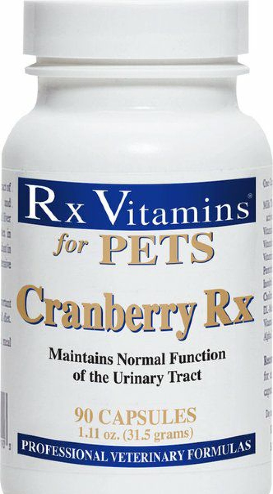 Cat Vitamins & Supplements * | Discount Rx Vitamins Cranberry Rx Capsules Urinary Supplement For Cats & Dogs, 90 Count