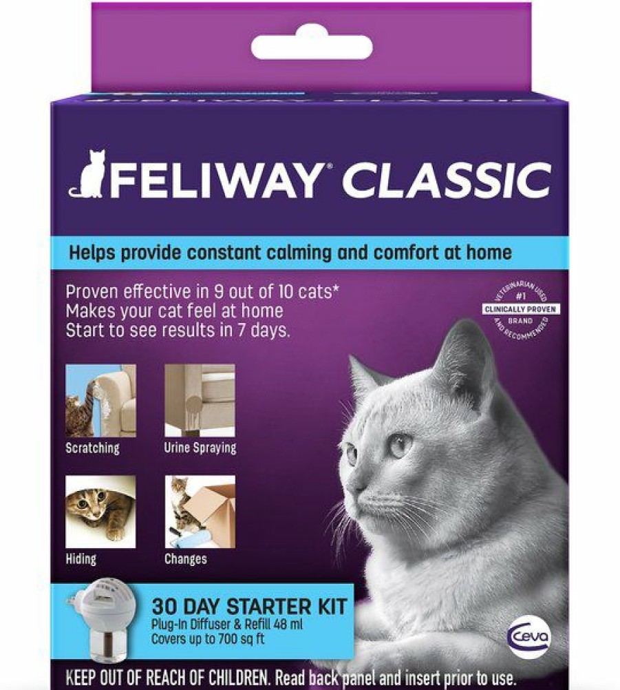 Cat Healthcare * | Store Feliway Classic 30 Day Starter Kit Calming Diffuser For Cats