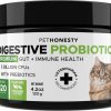 Cat Vitamins & Supplements * | Limited Edition Pethonesty Digestive Probiotics+ Premium Gut + Immune Health Cat Supplement, 4.2-Oz Bottle