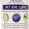 Cat Grooming * | Shop Arava Dead Sea Pet Spa Dog & Cat Eye Wipes, 100 Count