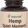 Cat Vitamins & Supplements * | New Naturvet Hemp Quiet Moments Liquid Calming Supplement For Cats, 1-Oz Bottle