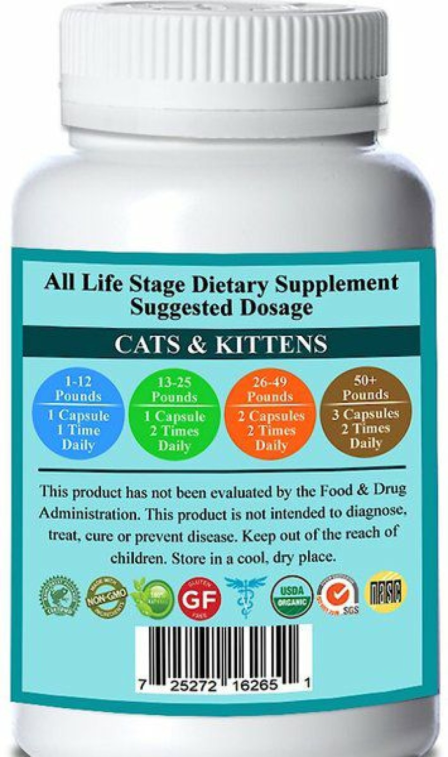 Cat Vitamins & Supplements * | Shop Natura Petz Organics Stix And Stones * Kidney, Urinary Tract Infection & Stone Support* Cat Supplement, 150 Count