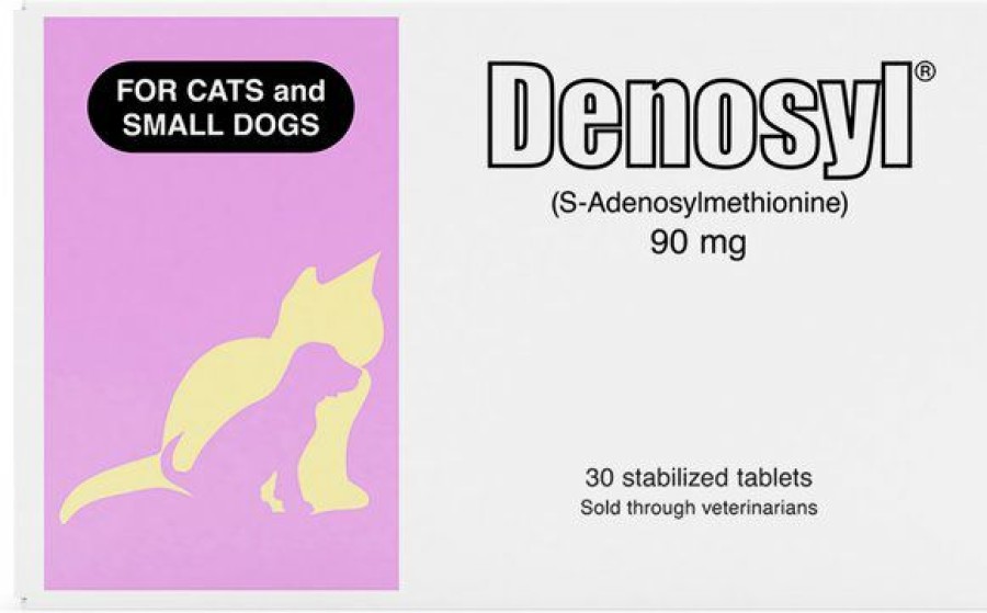 Cat Vitamins & Supplements * | Discount Nutramax Denosyl Tablets Liver Supplement For Cats & Dogs, 30 Count