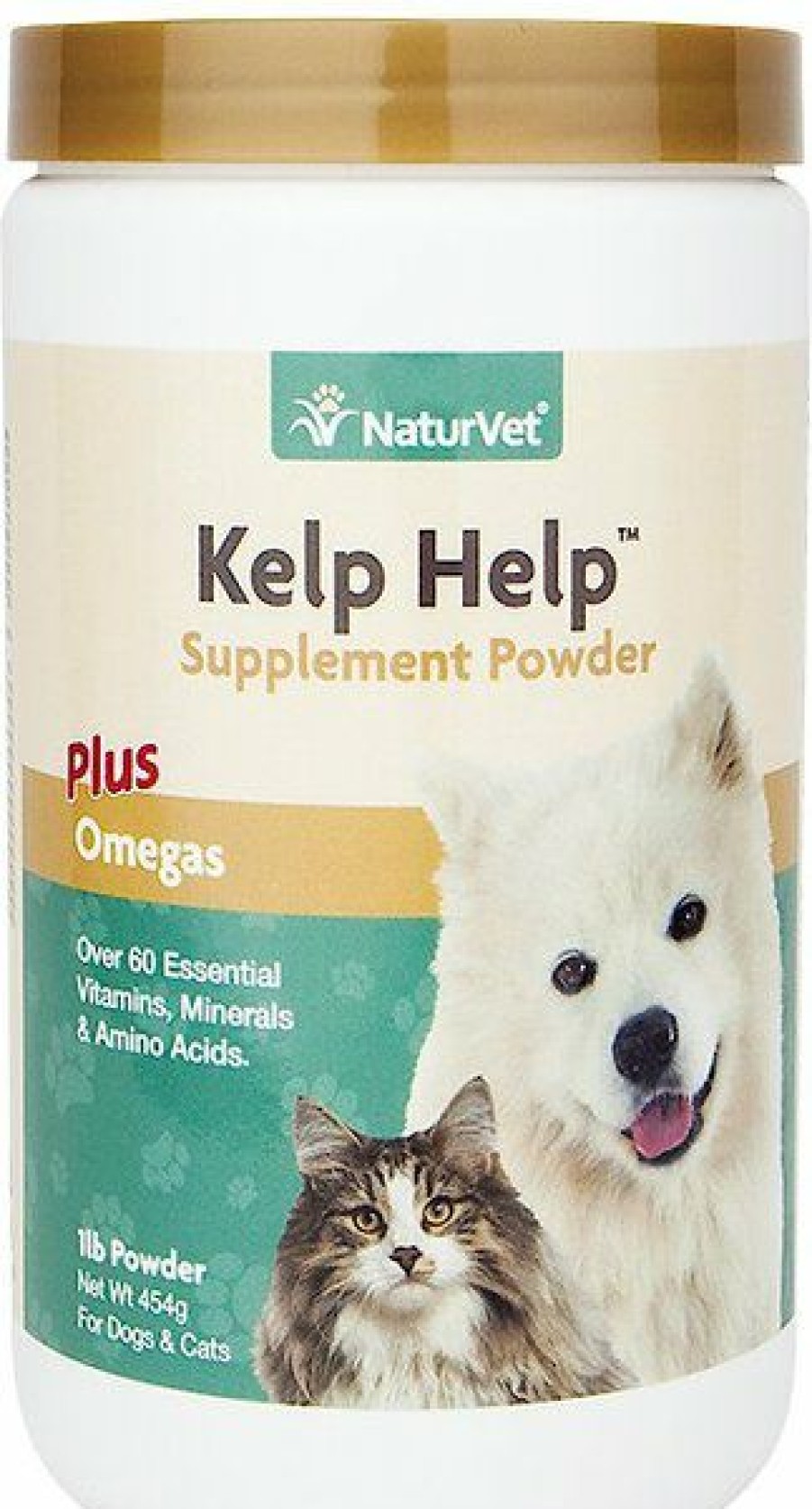 Cat Vitamins & Supplements * | New Naturvet Kelp Help Plus Omegas Powder Supplement For Cats & Dogs