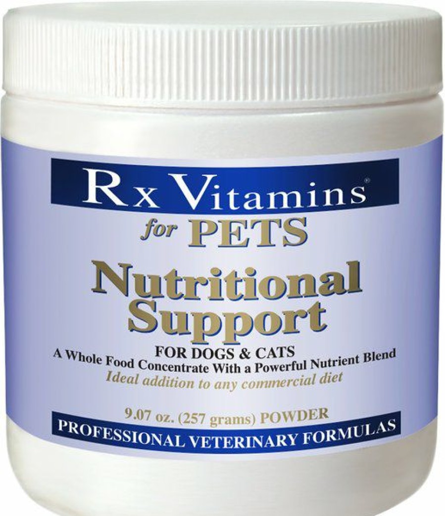 Cat Vitamins & Supplements * | Outlet Rx Vitamins Nutritional Support Powder Nutritional Supplement For Cats & Dogs, 9.07-Oz Jar