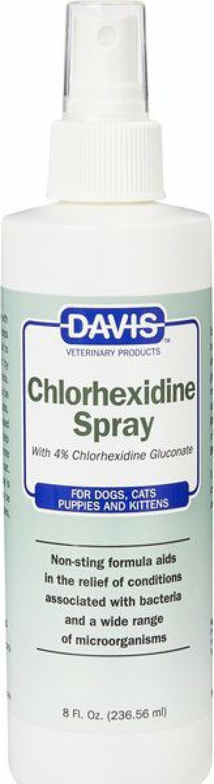 Cat Grooming * | Shop Davis Chlorhexidine Dog & Cat Spray, 8-Oz Bottle