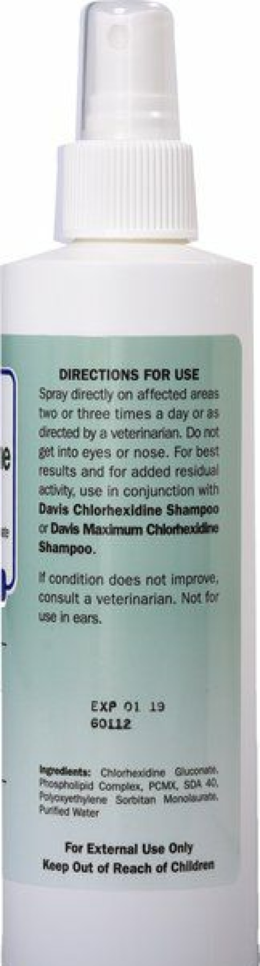 Cat Grooming * | Shop Davis Chlorhexidine Dog & Cat Spray, 8-Oz Bottle